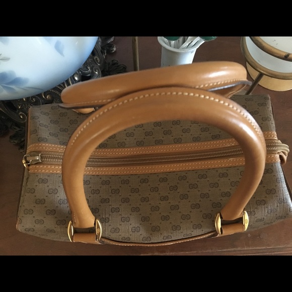 Auth Gucci Mini Boston Handbag - Picture 2 of 8